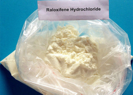 CAS 82640-04-8 Steroidy antyestrogenowe raloksyfenu HCL Chlorowodorek raloksyfenu
